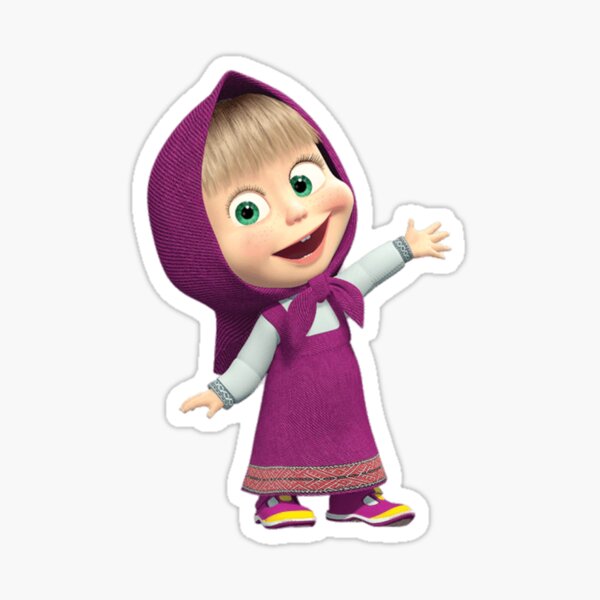 Masha And The Bear Stickers | Redbubble