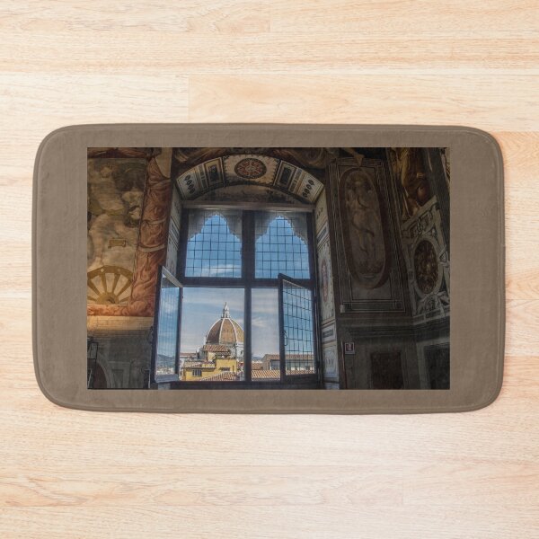 Item preview, Townscape Duomo Palazzo Vecchio Florence Italy designed and sold by Stravaigin.