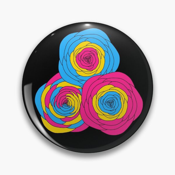 Item preview, Pansexual Pride Roses designed and sold by XantheGeometric.