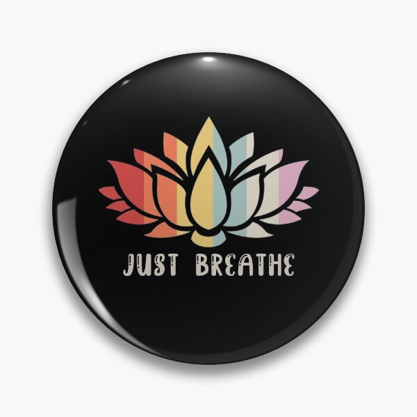 Artikelvorschau, Atme einfach Lotus Flower Meditation Yoga entworfen und verkauft von bmit.