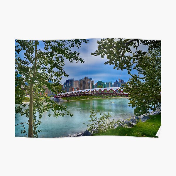 Peace Bridge, Calgary, Alberta, Canada Poster