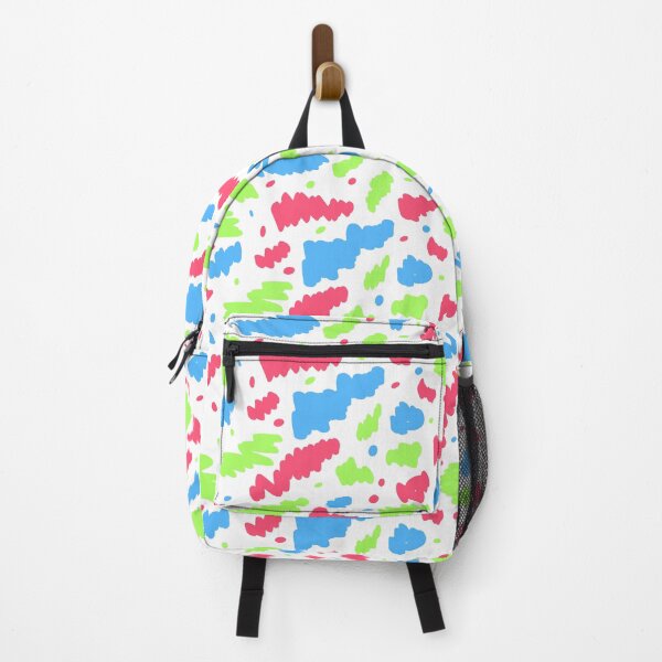 Item preview, Colorful scribble pattern painted with marker on white background designed and sold by Elemesca.
