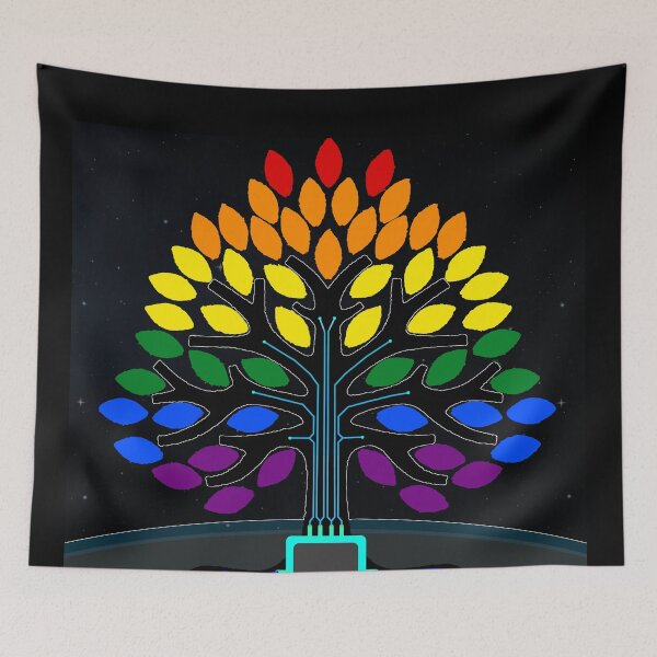 Item preview, Alien Electrical Pride Tree designed and sold by Mosef -e.