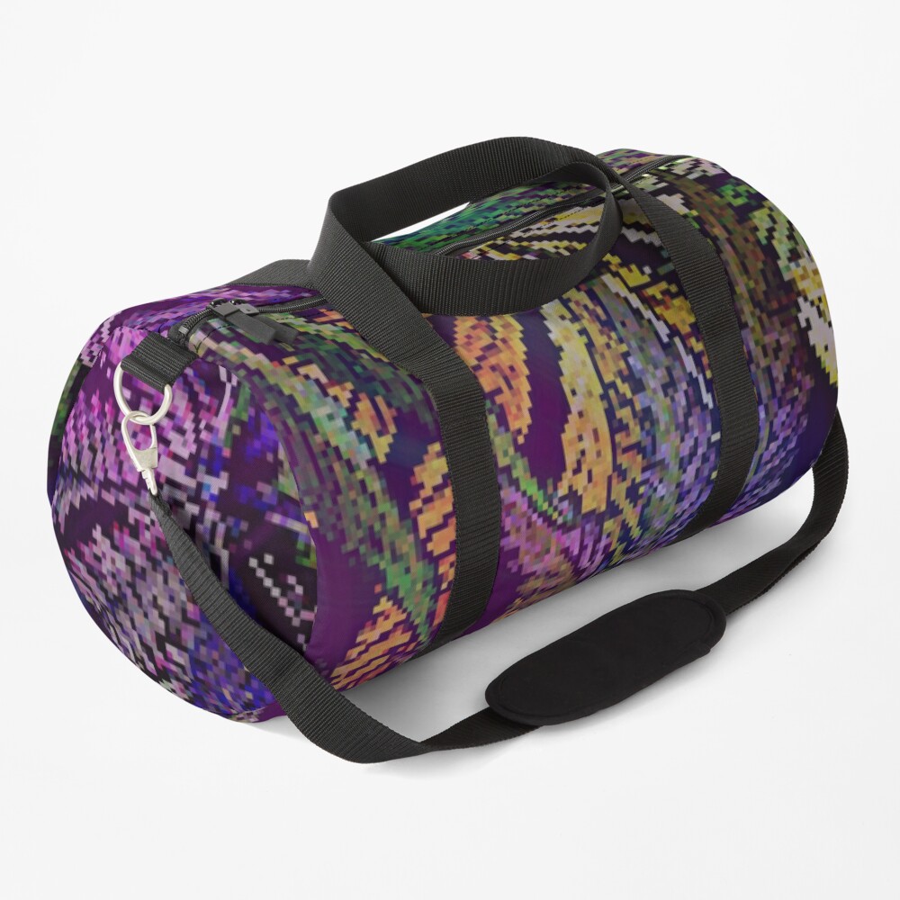 Psychedelic Marijuana Cannabis Leaves Duffle Bag