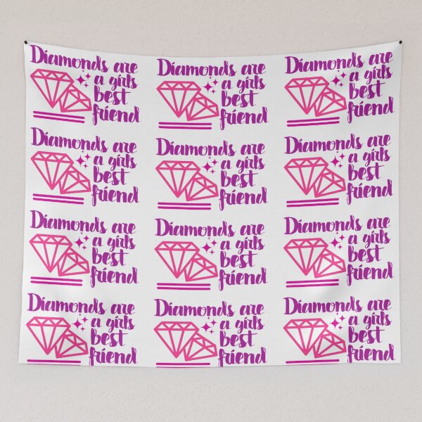 Item preview, Diamonds are a girls best friend designed and sold by theatreleah.