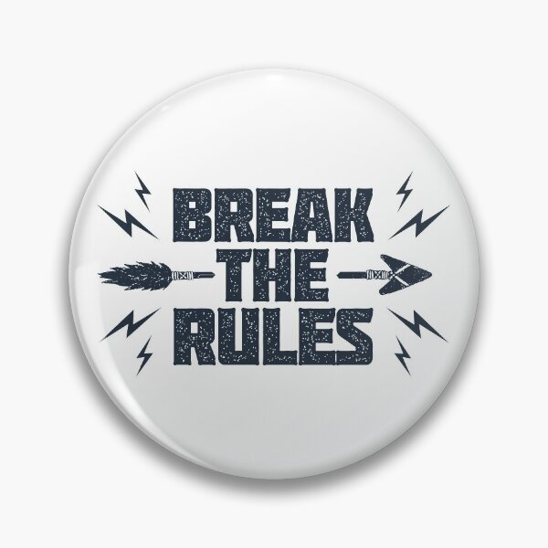 Item preview, Break The Rules. Lifestyle. Inspirational Quote designed and sold by Sloth Astronaut.