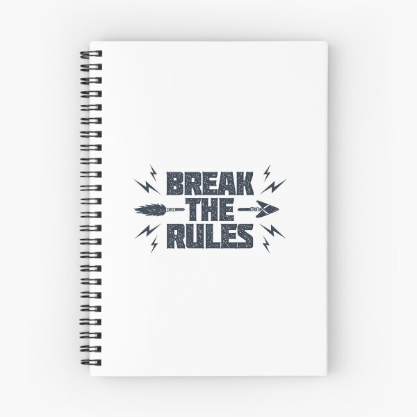 Item preview, Break The Rules. Lifestyle. Inspirational Quote designed and sold by Sloth Astronaut.