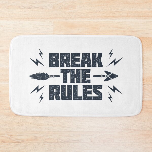 Item preview, Break The Rules. Lifestyle. Inspirational Quote designed and sold by Sloth Astronaut.