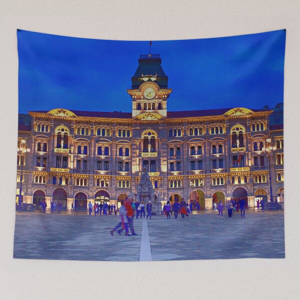 Item preview, Dusk - City Hall, Piazza Unità d'Italia, Trieste, Italy designed and sold by Yannik Hay.