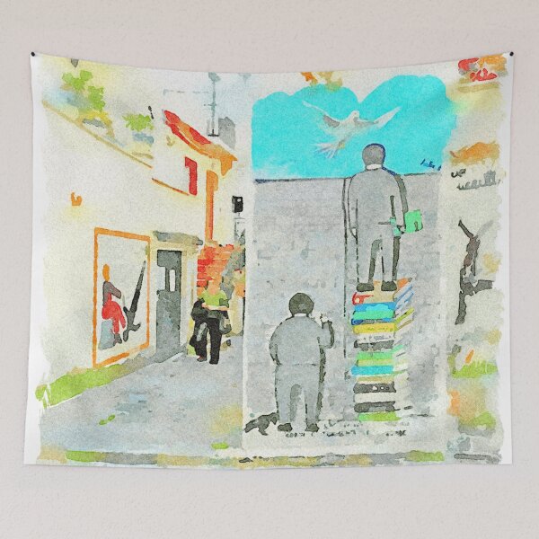 Item preview, Woman and murals designed and sold by Giuseppe Cocco.
