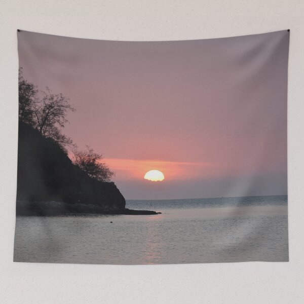 Item preview, Pink sunset in Fiji  designed and sold by Artlajf.