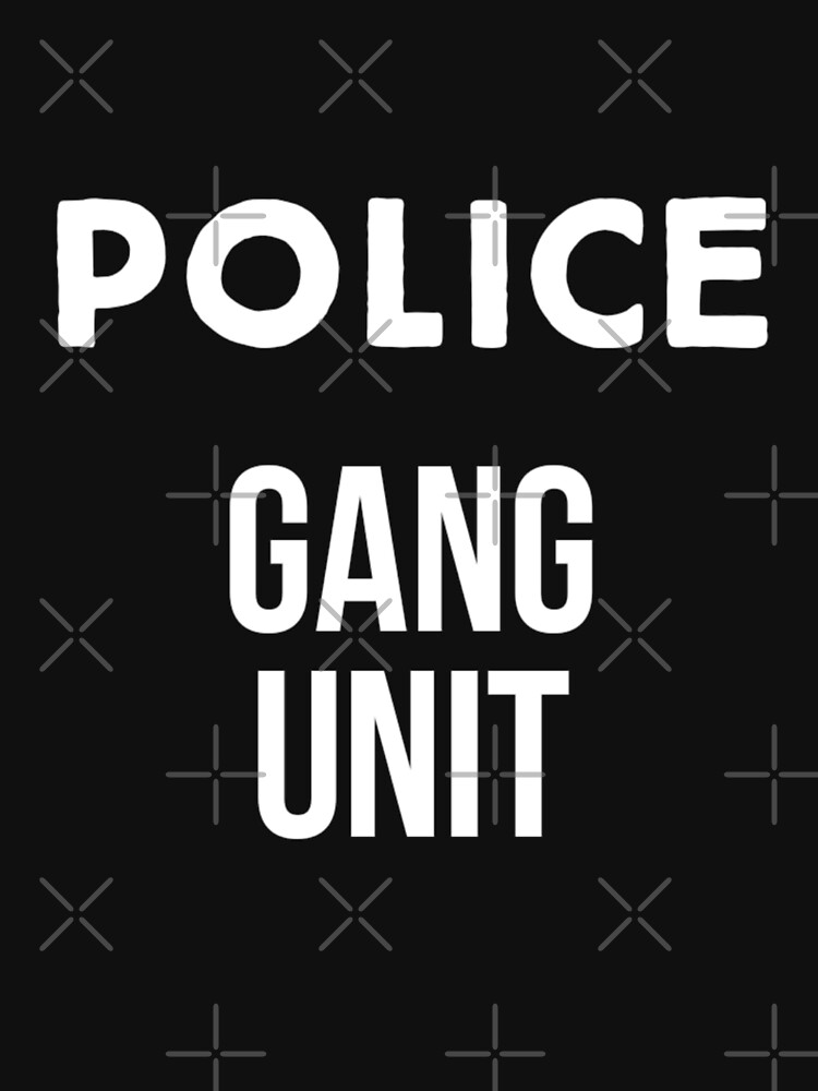 police gang unit shirt