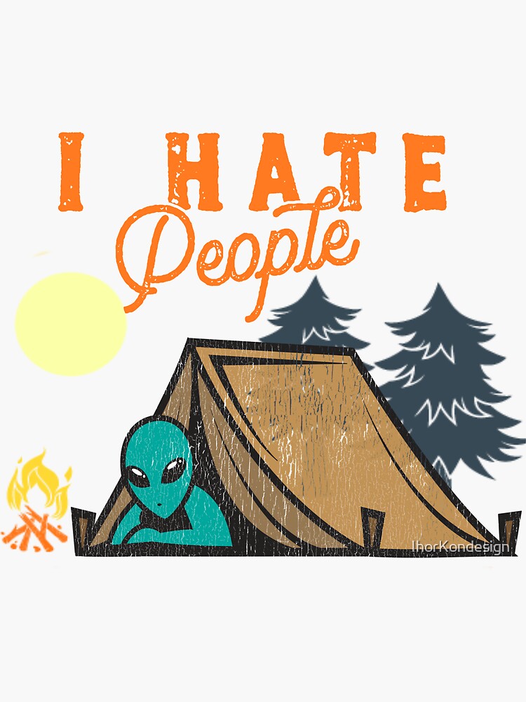 Work Sucks I'd Rather Be Camping' Sticker