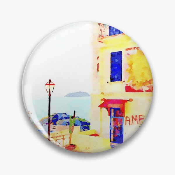 Item preview, Foreshortening with sea and building with murals designed and sold by Giuseppe Cocco.