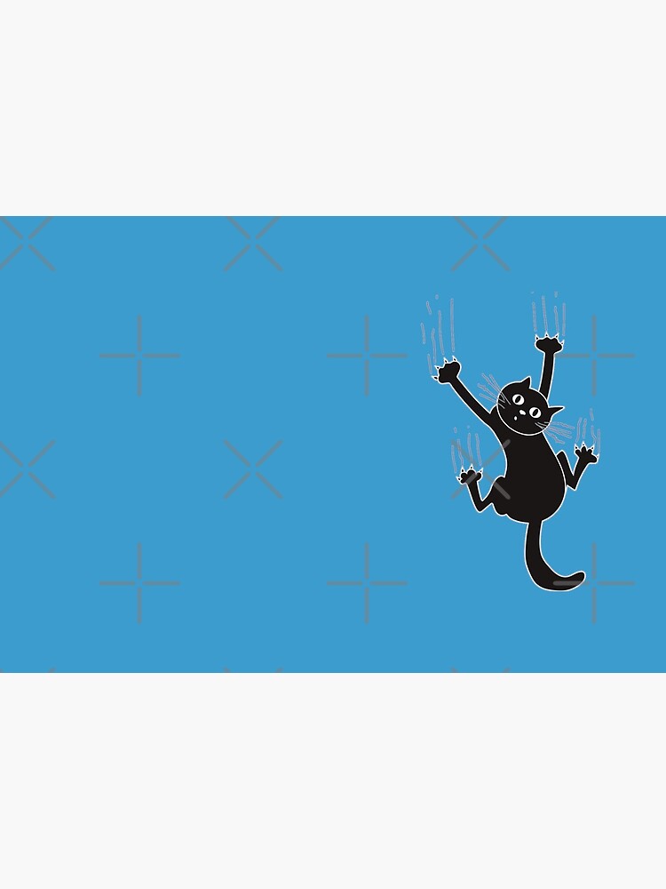 Black Cat Holding On by Noureddinebdr