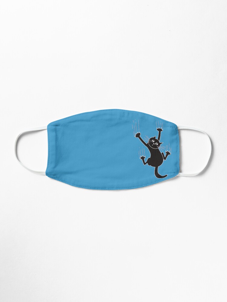 Alternate view of Black Cat Holding On Mask
