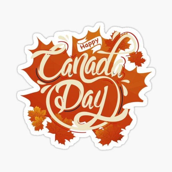 Happy Canada Day Gift Design  Sticker for Sale by Emperors-Shop