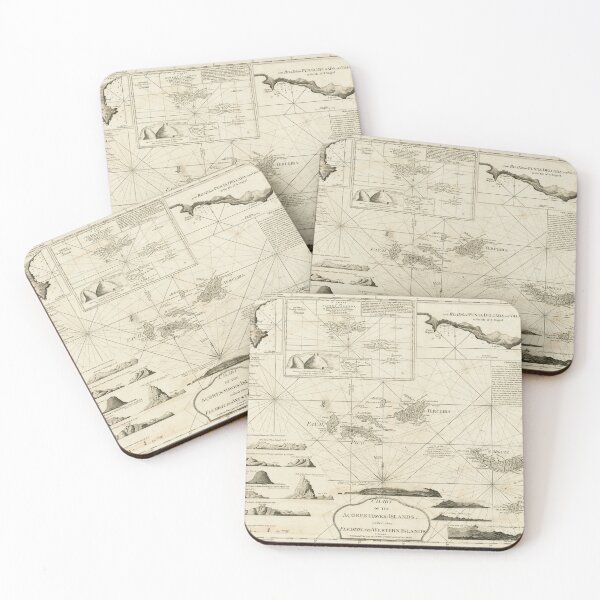 Item preview, Vintage Map of The Azores Islands (1797) designed and sold by BravuraMedia.