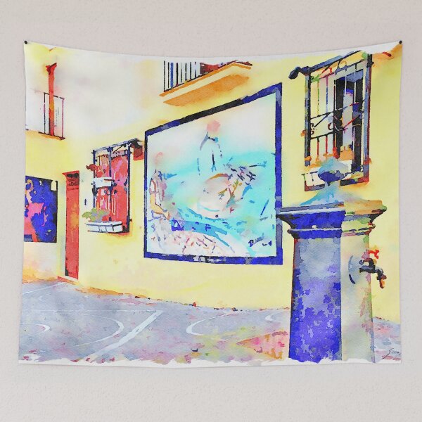 Item preview, Fountain and murals designed and sold by Giuseppe Cocco.