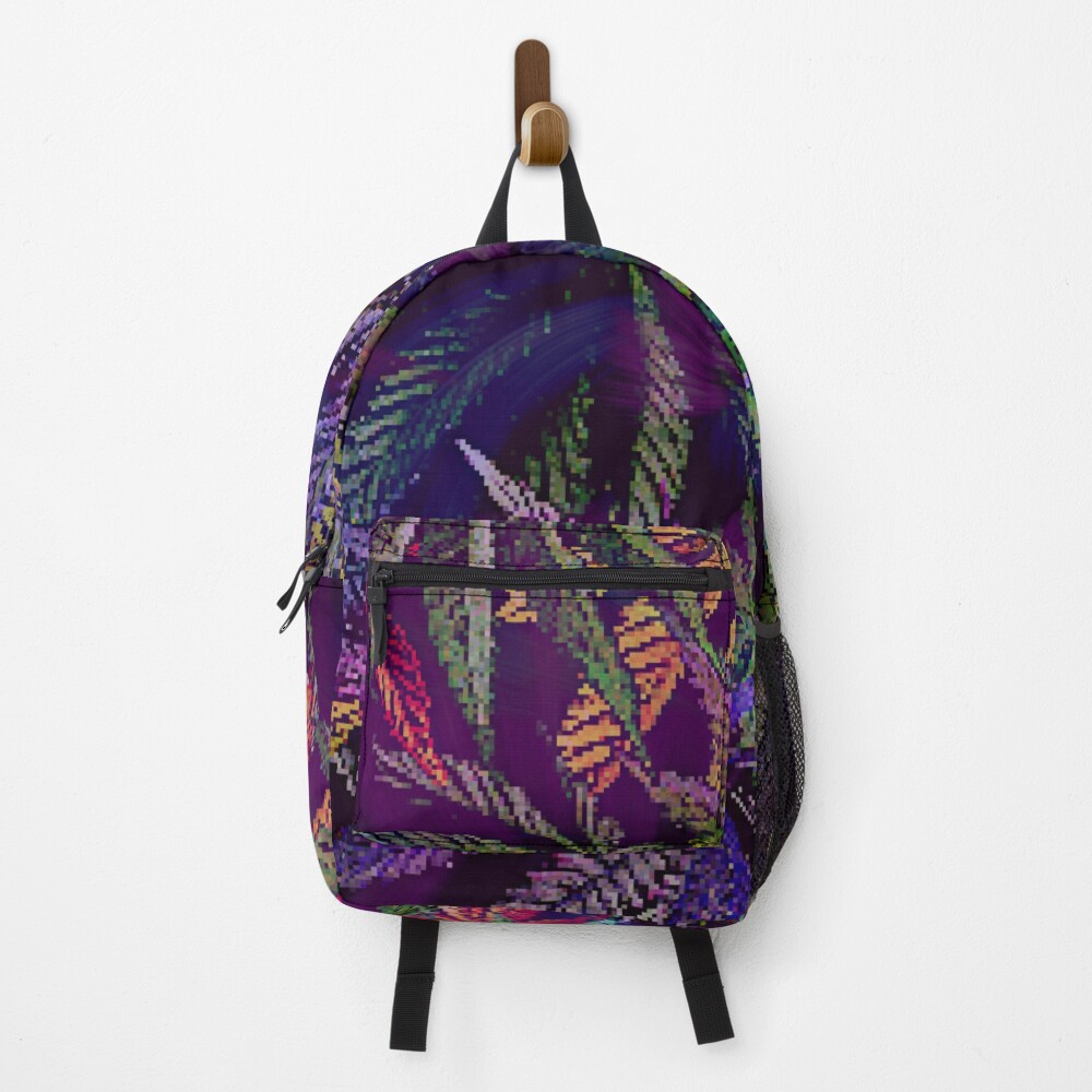 Psychedelic Marijuana Cannabis Leaves Backpack