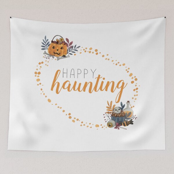Item preview, Happy Haunting! designed and sold by LeCreateCo.