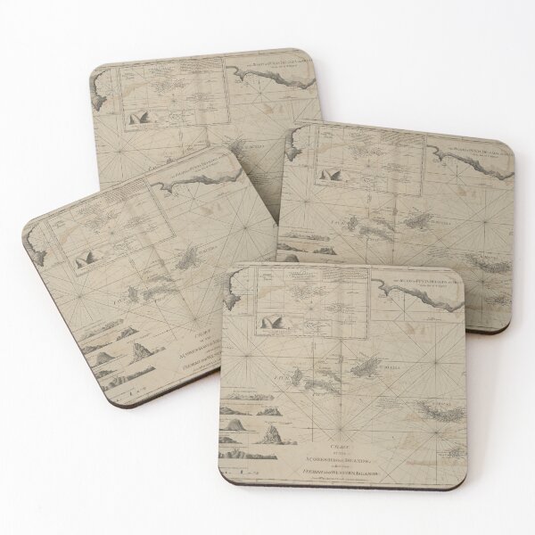 Item preview, Vintage Map of The Azores Islands (1775) designed and sold by BravuraMedia.
