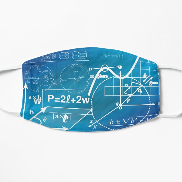 Mathematical Formulas Flat Mask