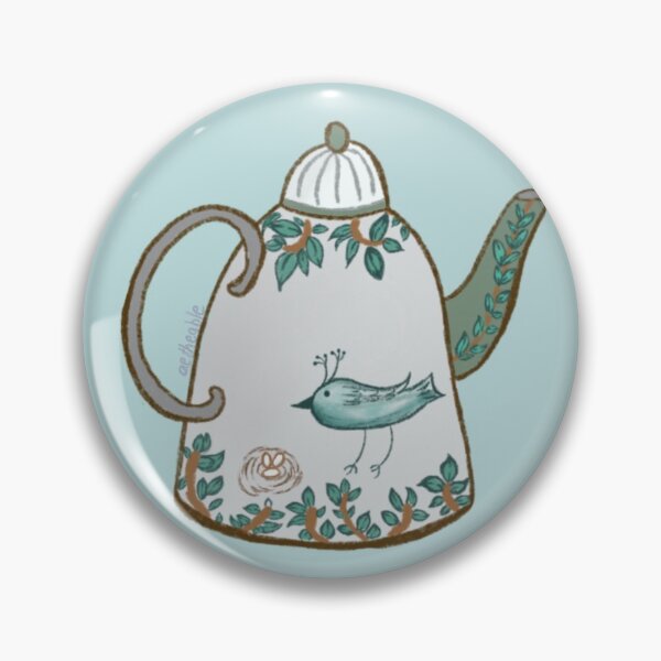 Item preview, Colourful Cute Tea Pot with green design designed and sold by aetheablee.
