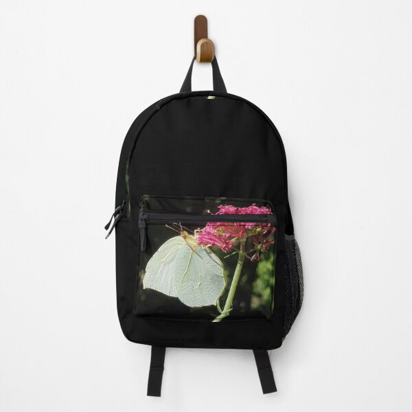 Item preview, Leaf butterfly foraging a macrophoto valerian flower designed and sold by Joie-et-Poesie.