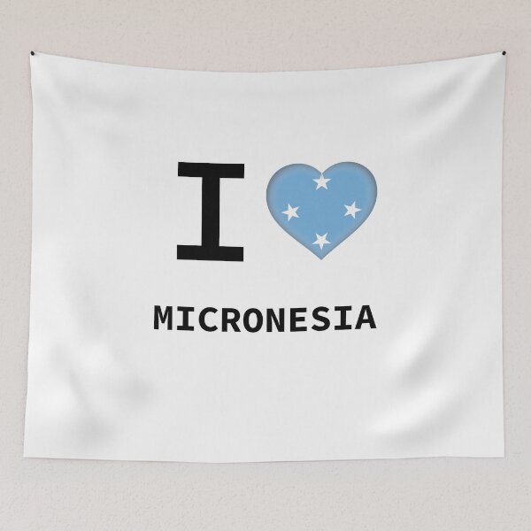 Item preview, I HEART MICRONESIA designed and sold by Mxdesign888.