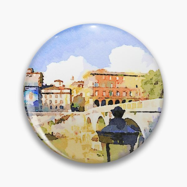 Item preview, Rome: Sisto bridge on Tevere river designed and sold by Giuseppe Cocco.