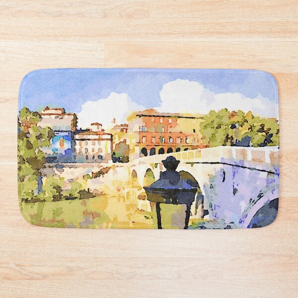 Item preview, Rome: Sisto bridge on Tevere river designed and sold by Giuseppe Cocco.