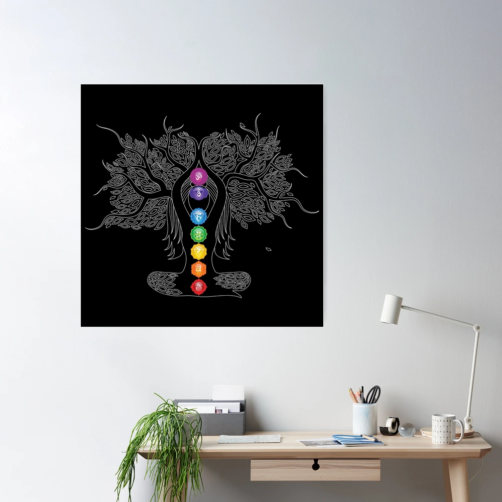 7 Chakra Tree Of Life Metal Print by Serena King - Fine Art America