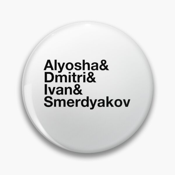 Item preview, Dostoevsky The Brothers Karamazov Character List: Alyosha & Dmitri & Ivan & Smerdyakov designed and sold by kierkegaard.