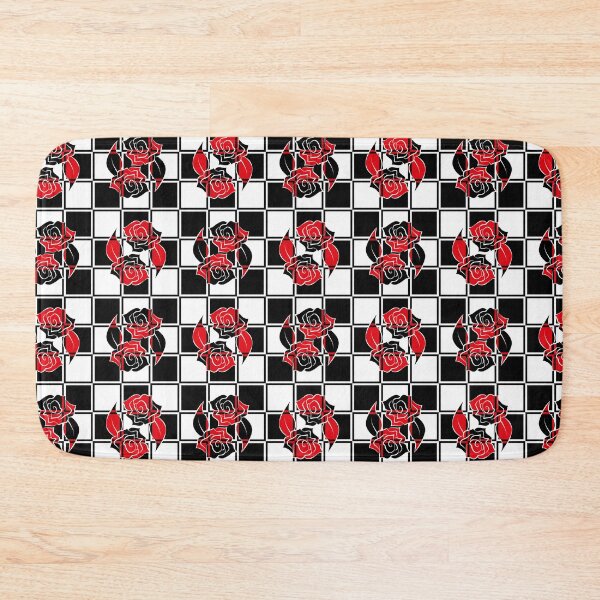Item preview, Tile Checkerboard Floral Print designed and sold by forfun-art.