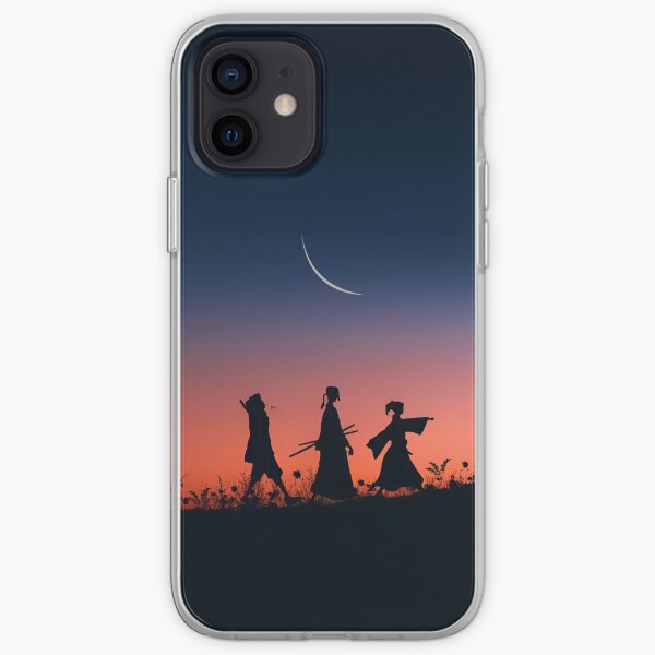 jin y fuu sombra silueta mañana caminar Funda blanda para iPhone