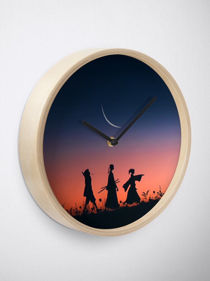 Alternate view of Samurai champloo classic walk Clock