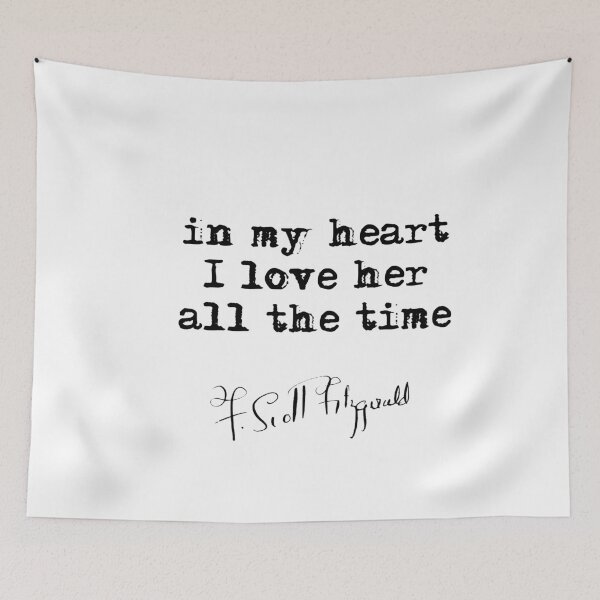 Item preview, In my heart - F Scott Fitzgerald designed and sold by peggieprints.