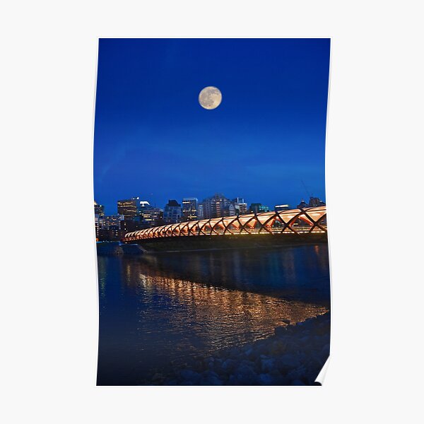 Peace Bridge, Calgary, Alberta, Canada Poster