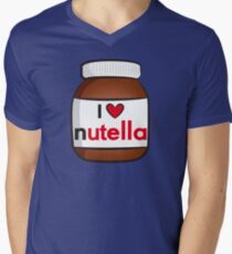 I <3 Nutella Men's V-Neck T-Shirt