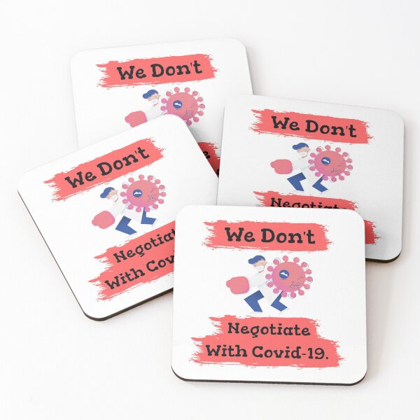Item preview, We Don't Negotiate (Covid-19) designed and sold by rp-store.