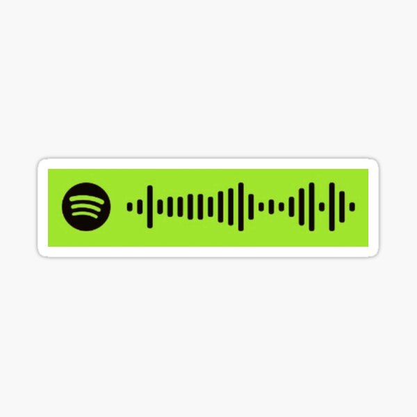 love-my-way-spotify-scan-code-stickers-redbubble