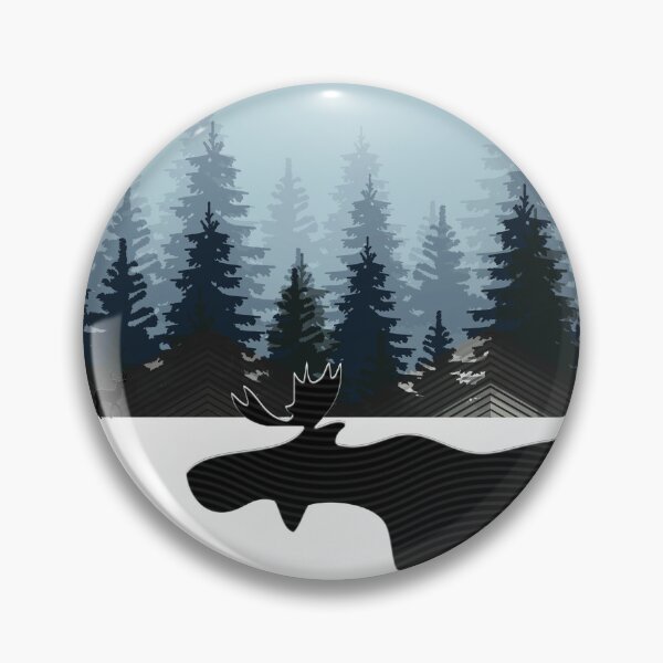 Item preview, WINTER WALK OF A MOOSE II designed and sold by Pia Schneider.