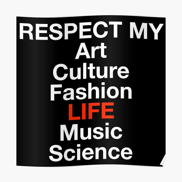 Respect My Posters Redbubble