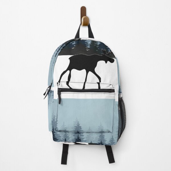Item preview, WINTER WALK OF A MOOSE I designed and sold by Pia Schneider.