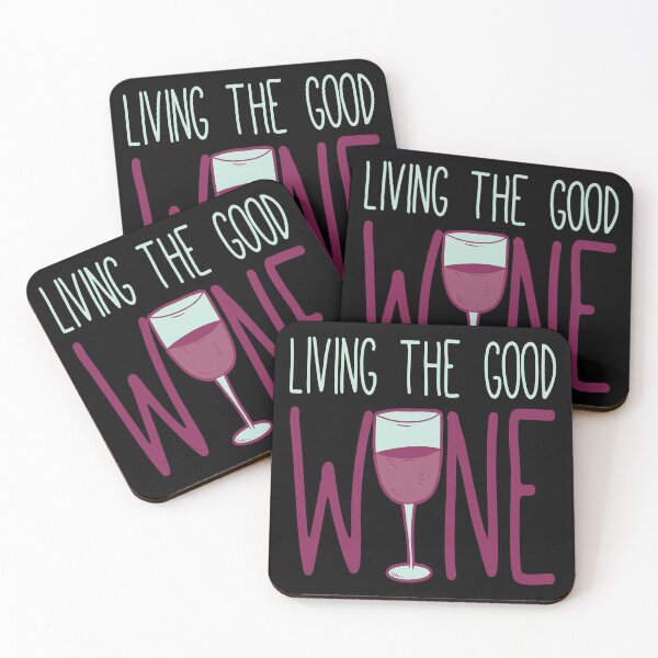 Item preview, Living the good wine designed and sold by Schmuddelshirt.