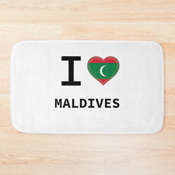 Item preview, I HEART MALDIVES designed and sold by Mxdesign888.