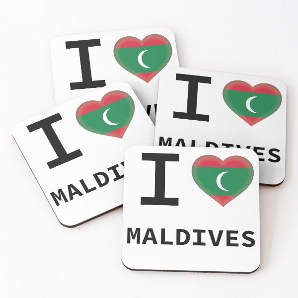 Item preview, I HEART MALDIVES designed and sold by Mxdesign888.