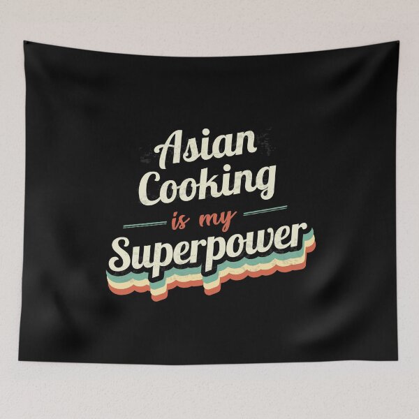 Item preview, Asian Cooking is my Superpower  designed and sold by Custom365.