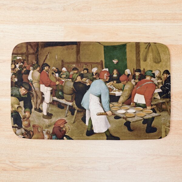 Artikelvorschau, Pieter Bruegel der Ältere - Bauernhochzeit entworfen und verkauft von vakashop.